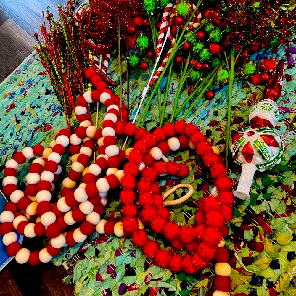 Pier 1 Christmas stems and garland